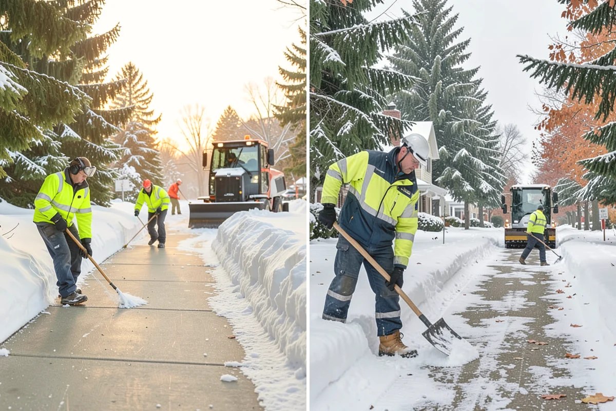 Bike Lane Clearing in University Place, Pierce County, WA - Clear the bike lane to full width with compact equipment