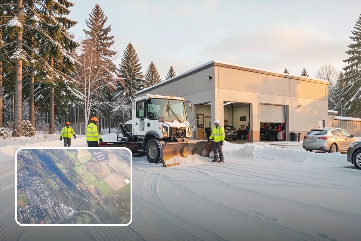 Black Ice Treatment in Algona, King County, WA - Neutralizes the transparent glaze that causes surprise falls