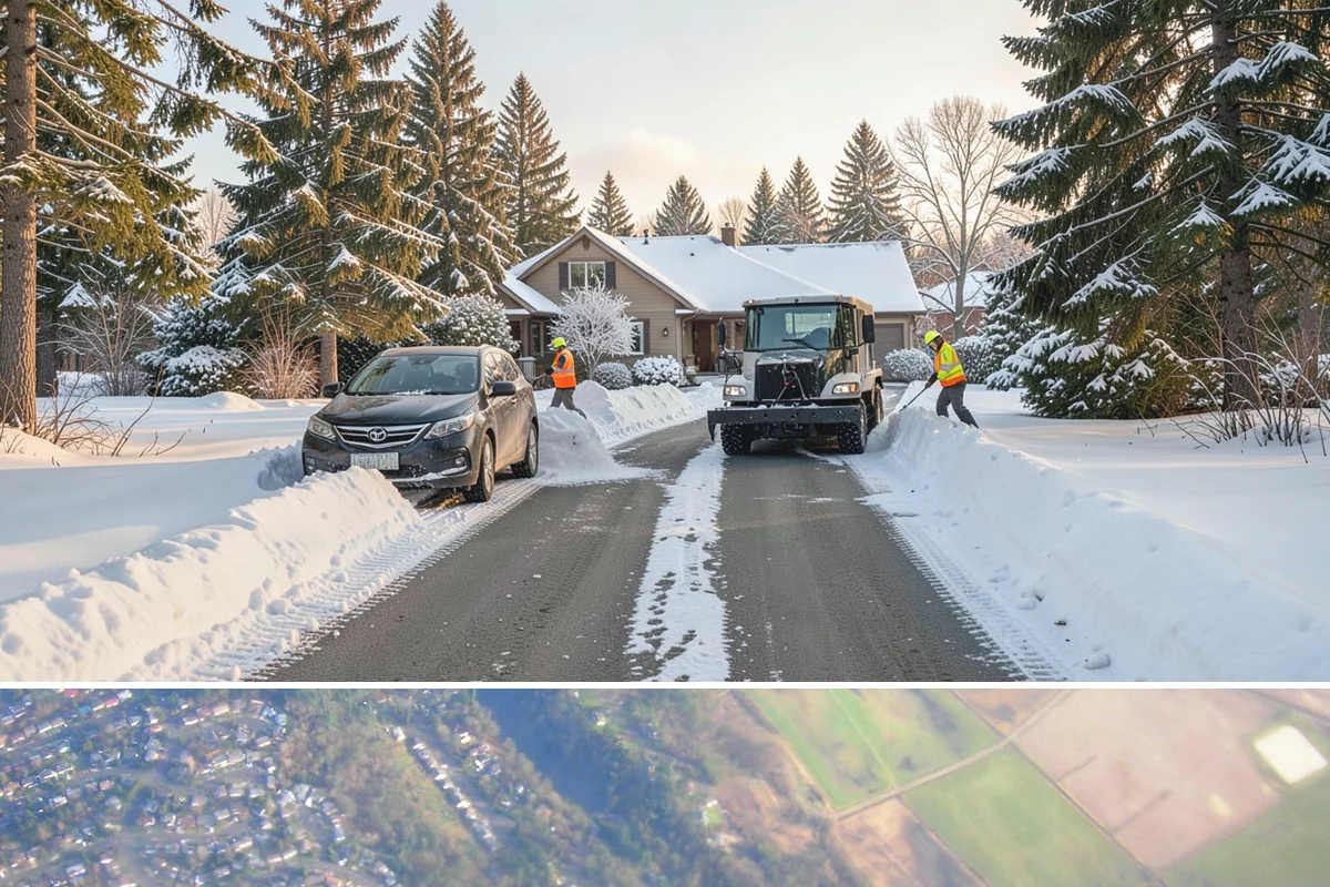 Black Ice Treatment in Algona, King County, WA - Black ice treatment peaks during the calm, clear nights of December and January when Puget Sound's damp pavement refreezes before...