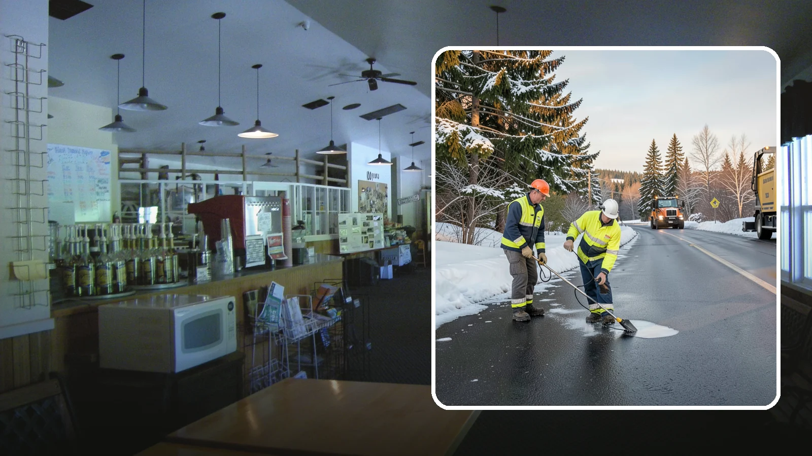 Black Ice Treatment in Black Diamond, King County, WA - Black ice treatment tackles the nearly invisible glaze that forms when Western Washington's wet pavement refreezes after dark.
