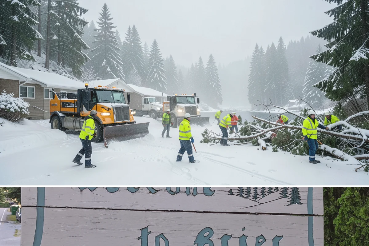 Black Ice Treatment in Brier, Snohomish County, WA - Black ice treatment peaks during the calm, clear nights of December and January when Puget Sound's damp pavement refreezes before...