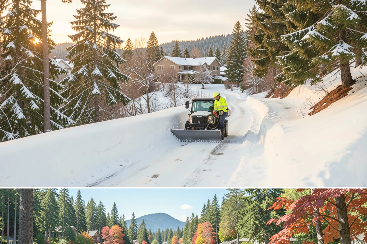 Black Ice Treatment in Covington, King County, WA - Black ice treatment peaks during the calm, clear nights of December and January when Puget Sound's damp pavement refreezes before...