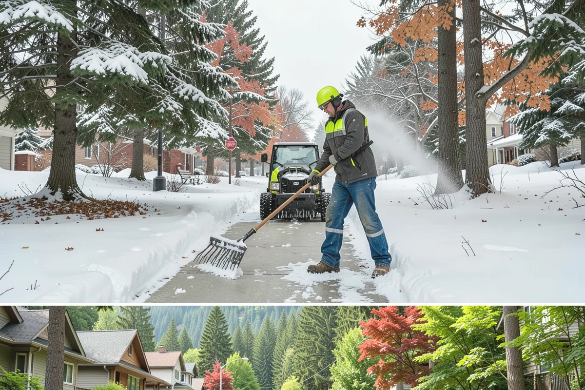 Black Ice Treatment in Darrington, Snohomish County, WA - Black ice treatment peaks during the calm, clear nights of December and January when Puget Sound's damp pavement refreezes before...