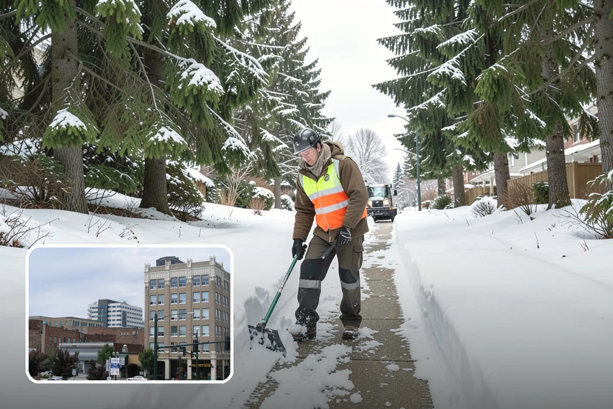 Black Ice Treatment in Everett, Snohomish County, WA - Neutralizes the transparent glaze that causes surprise falls