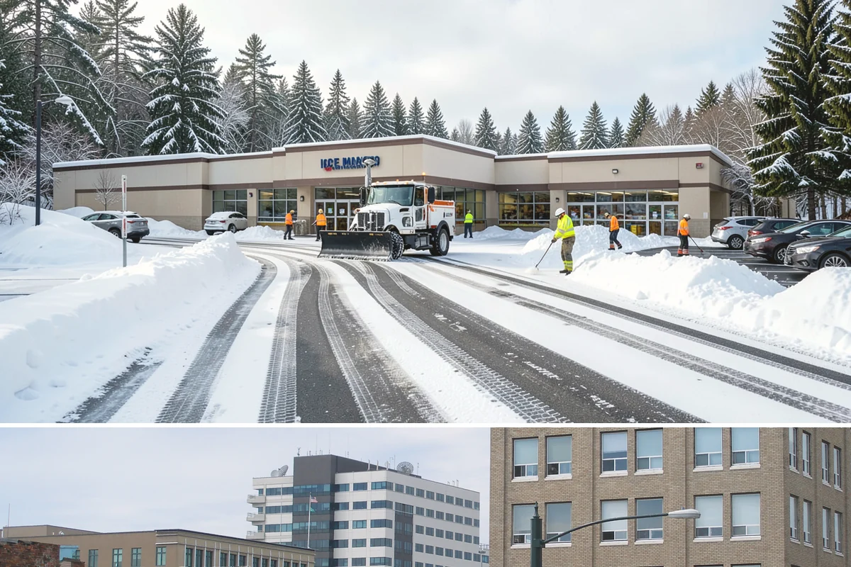 Black Ice Treatment in Everett, Snohomish County, WA - Black ice treatment peaks during the calm, clear nights of December and January when Puget Sound's damp pavement refreezes before...