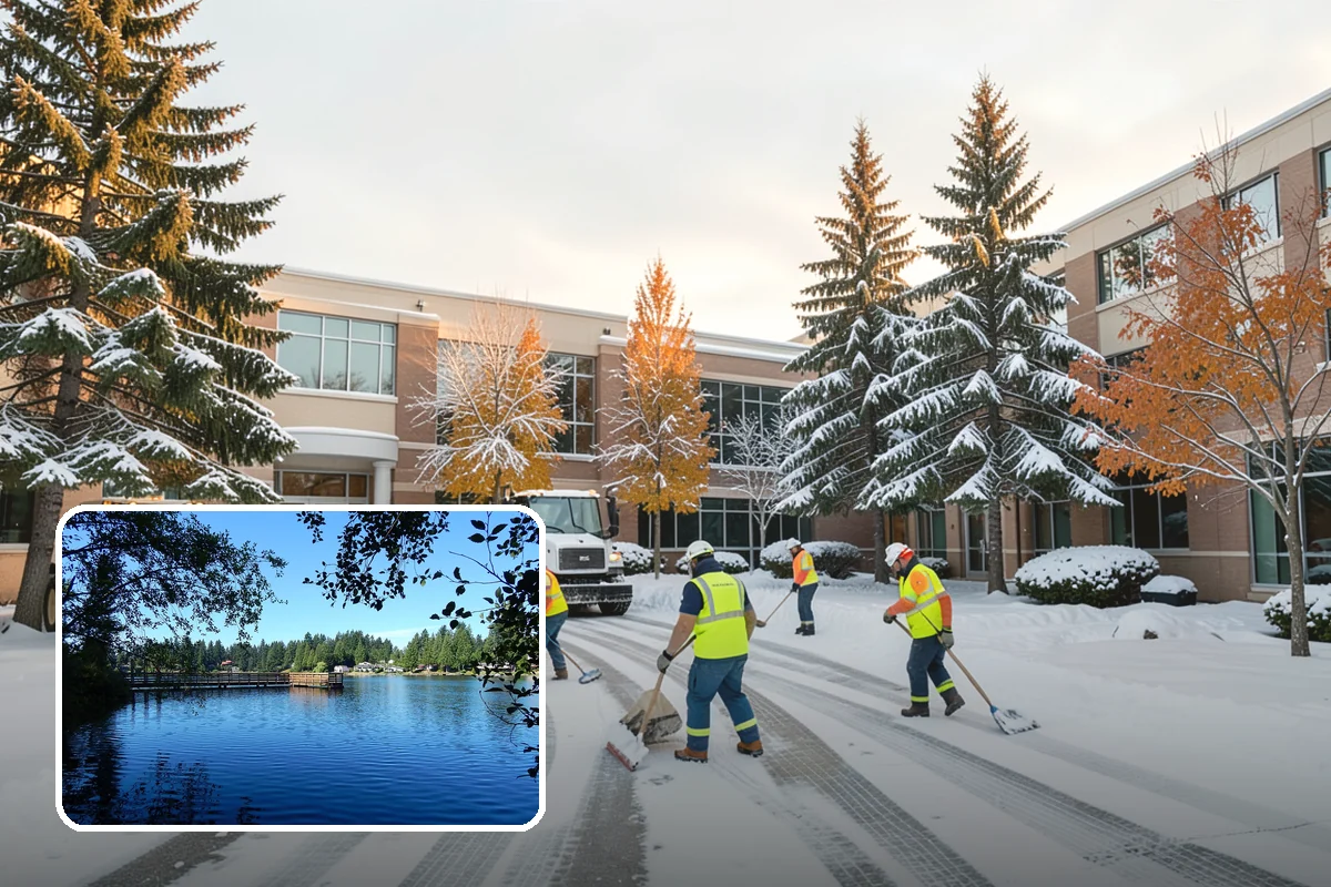 Black Ice Treatment in Federal Way, King County, WA - Neutralizes the transparent glaze that causes surprise falls