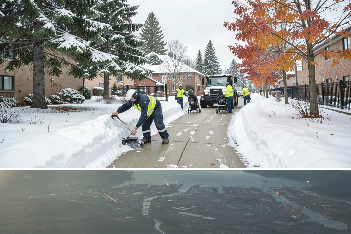 Black Ice Treatment in Fife, Pierce County, WA - Black ice treatment peaks during the calm, clear nights of December and January when Puget Sound's damp pavement refreezes before...
