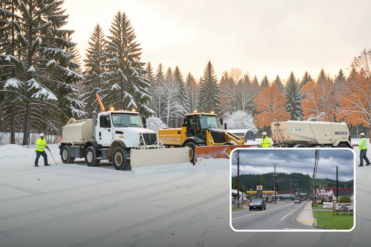 Black Ice Treatment in Granite Falls, Snohomish County, WA - Neutralizes the transparent glaze that causes surprise falls