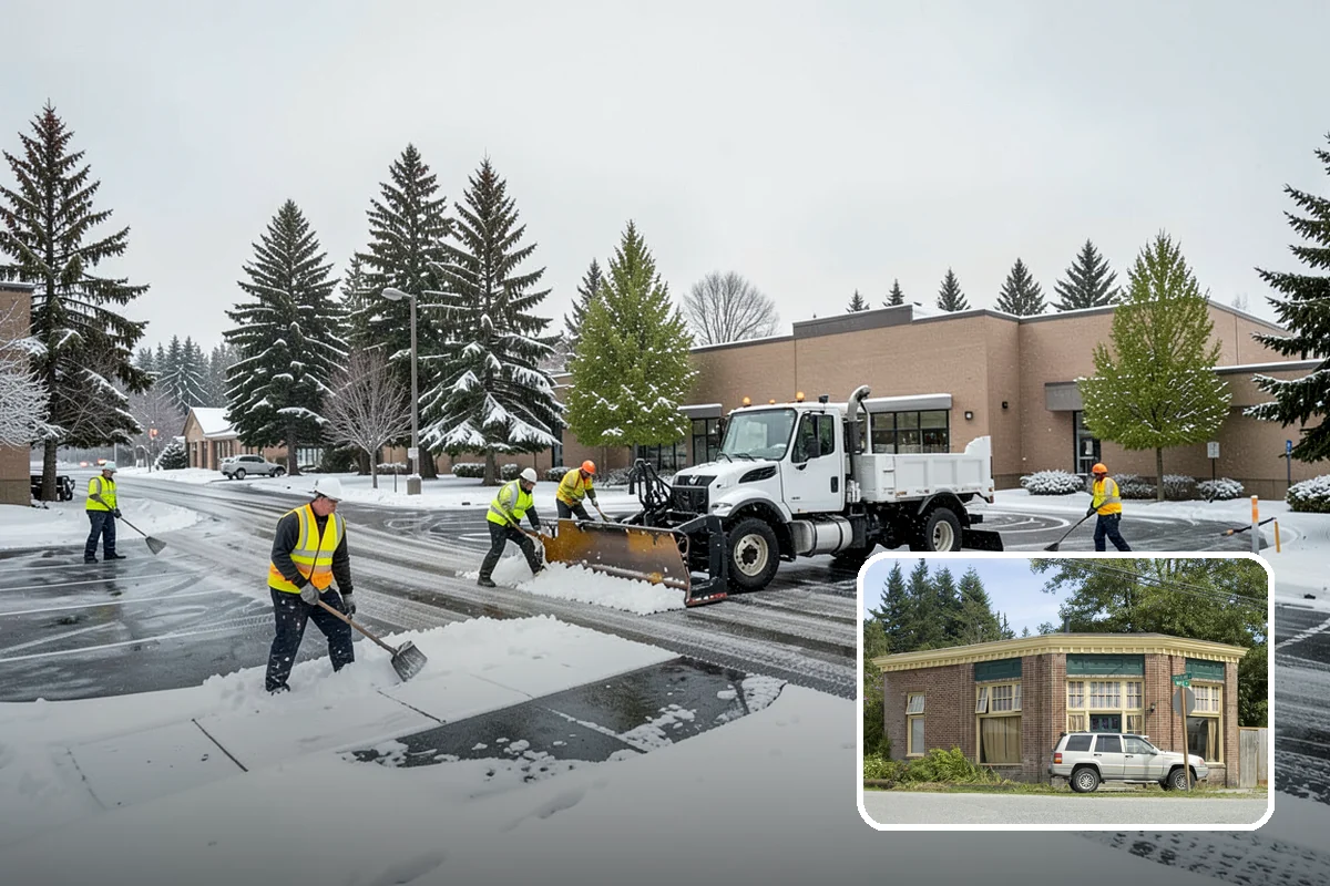 Black Ice Treatment in Hamilton, Skagit County, WA - Neutralizes the transparent glaze that causes surprise falls
