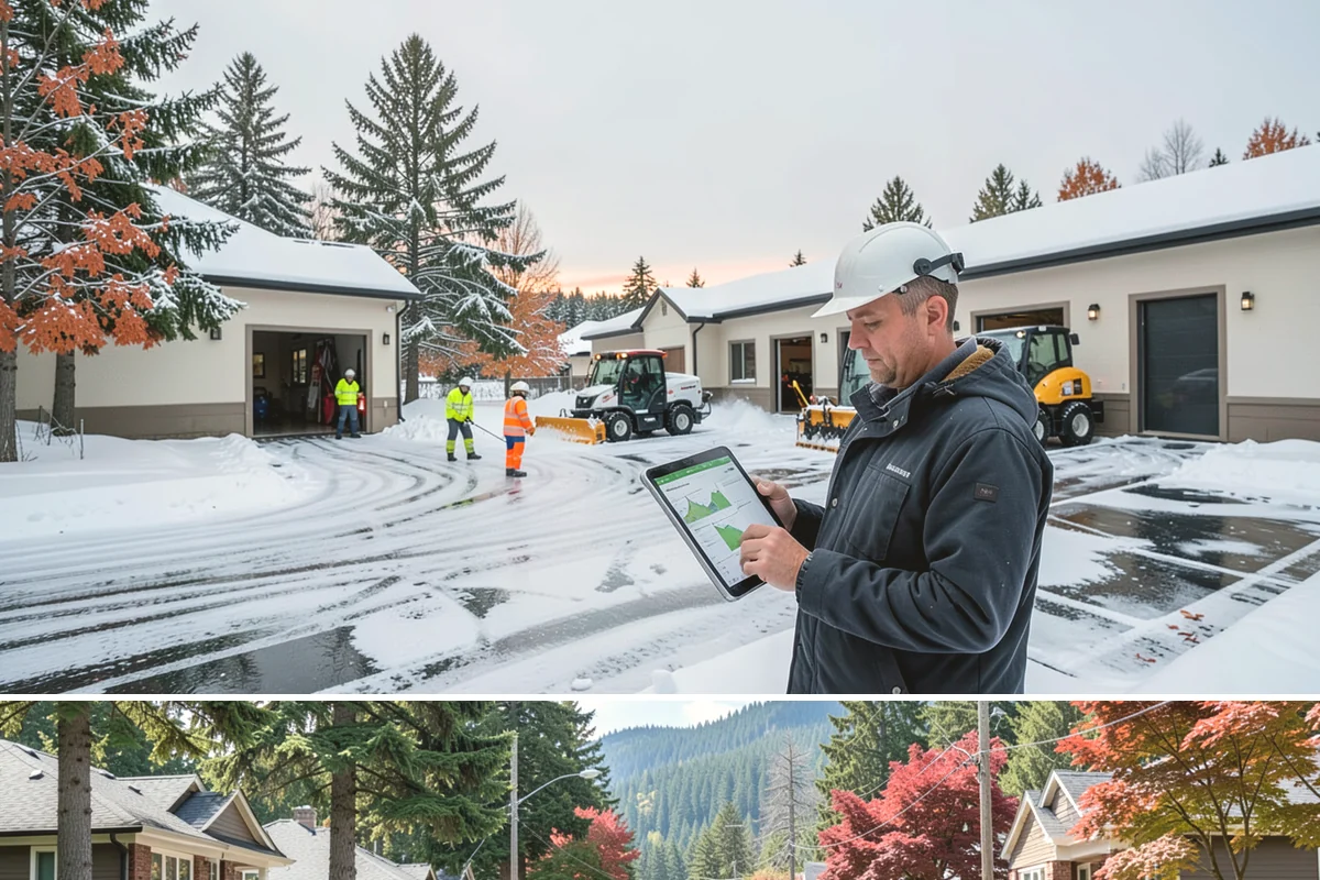 Black Ice Treatment in Hunts Point, King County, WA - Black ice treatment peaks during the calm, clear nights of December and January when Puget Sound's damp pavement refreezes before...