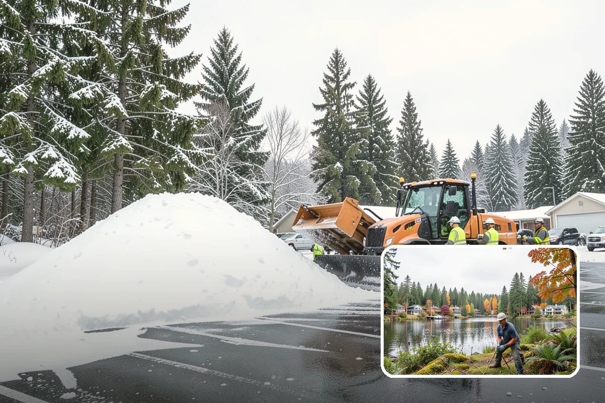 Black Ice Treatment in La Conner, Skagit County, WA - Neutralizes the transparent glaze that causes surprise falls