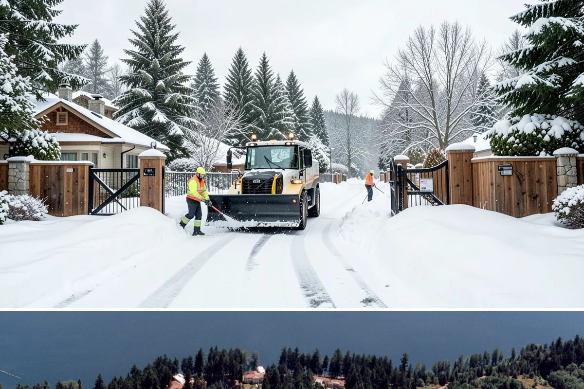 Black Ice Treatment in Lakewood, Pierce County, WA - Black ice treatment peaks during the calm, clear nights of December and January when Puget Sound's damp pavement refreezes before...