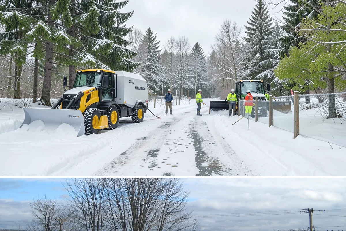 Black Ice Treatment in Langley, Island County, WA - Black ice treatment peaks during the calm, clear nights of December and January when Puget Sound's damp pavement refreezes before...
