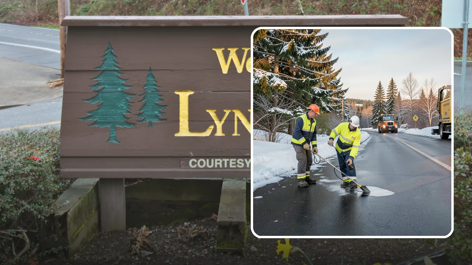 Black Ice Treatment in Lynnwood, Snohomish County, WA - Black ice treatment tackles the nearly invisible glaze that forms when Western Washington's wet pavement refreezes after dark.