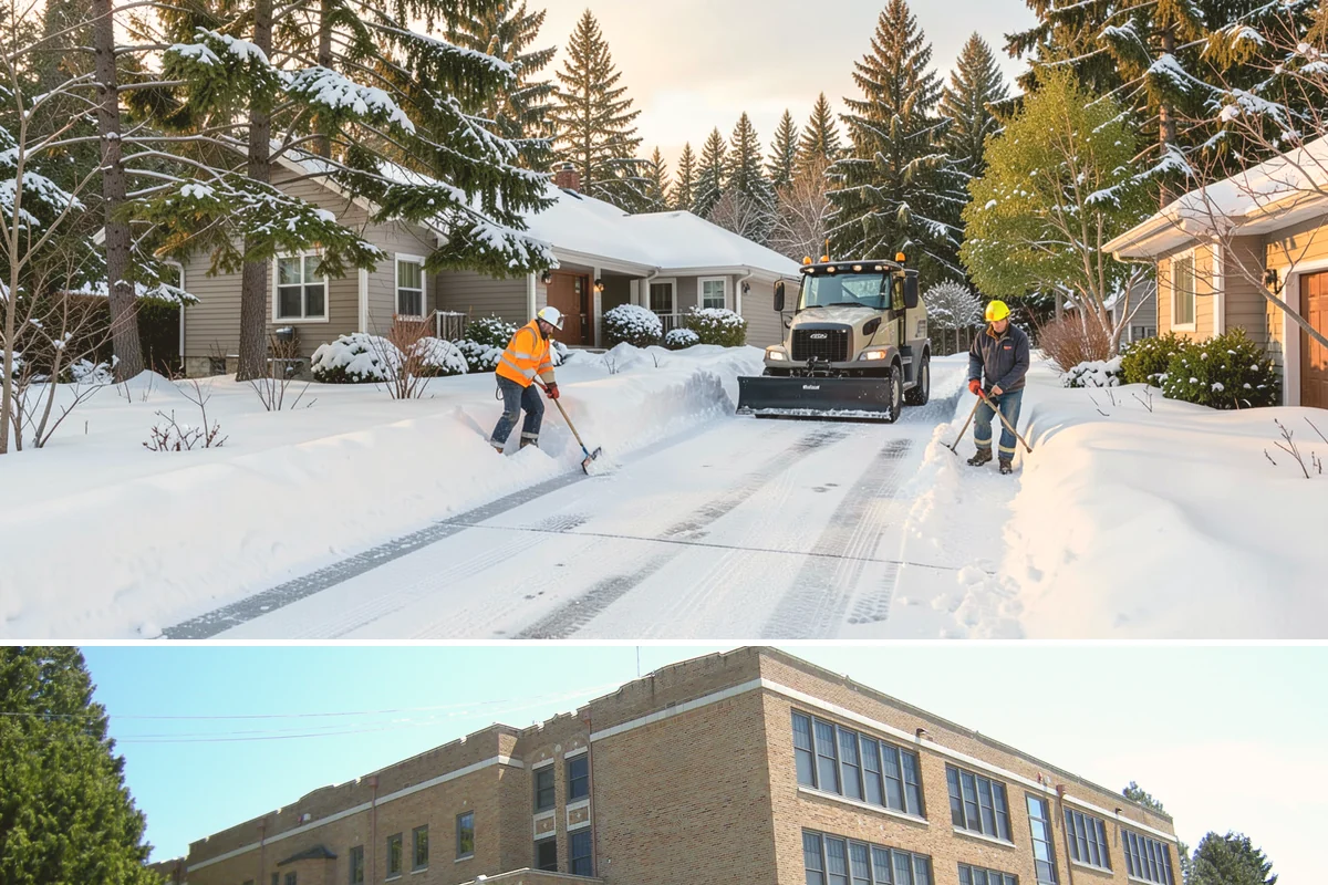 Black Ice Treatment in Maple Valley, King County, WA - Black ice treatment peaks during the calm, clear nights of December and January when Puget Sound's damp pavement refreezes before...
