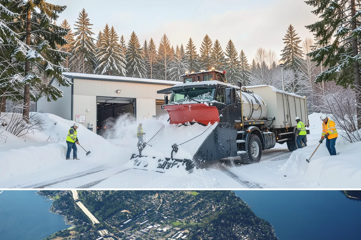 Black Ice Treatment in Mercer Island, King County, WA - Black ice treatment peaks during the calm, clear nights of December and January when Puget Sound's damp pavement refreezes before...