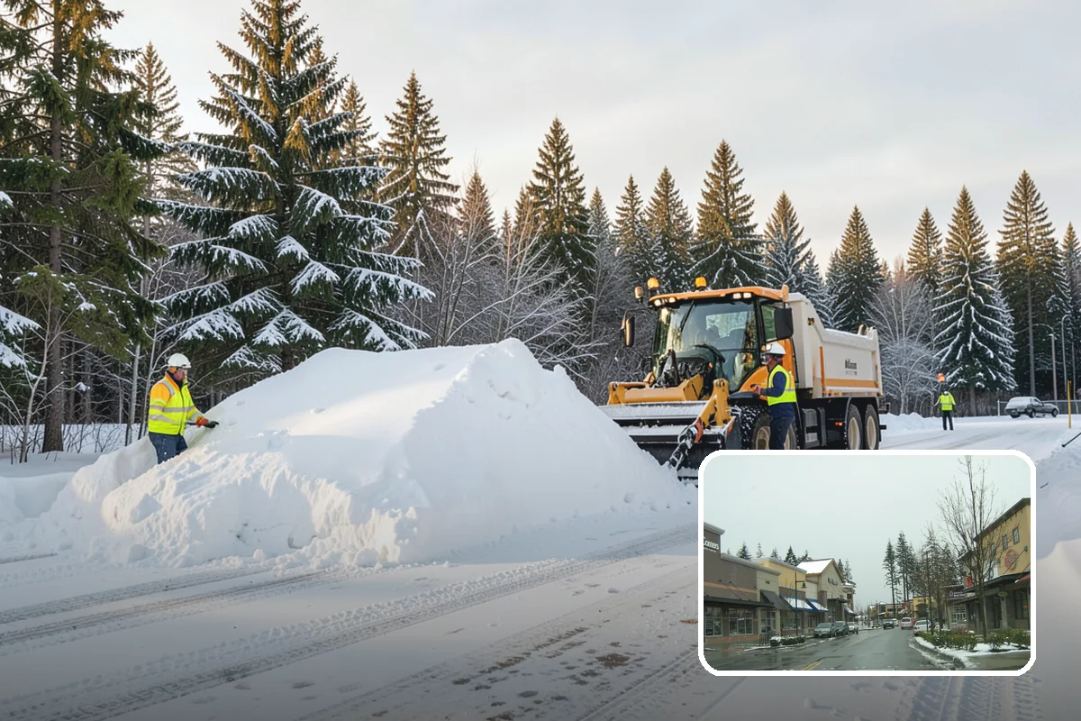 Black Ice Treatment in Mill Creek, Snohomish County, WA - Neutralizes the transparent glaze that causes surprise falls