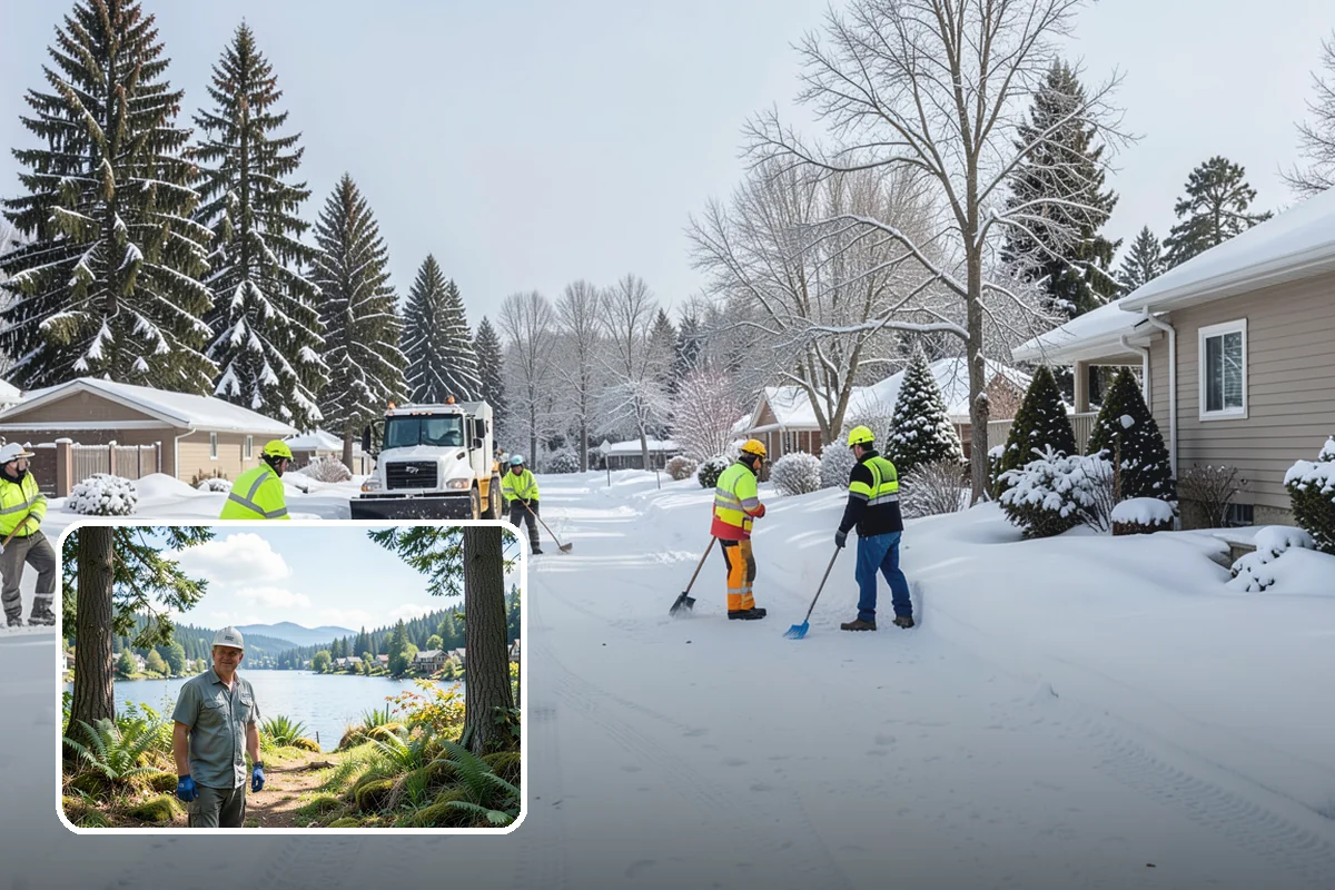 Black Ice Treatment in Milton, King County, WA - Neutralizes the transparent glaze that causes surprise falls