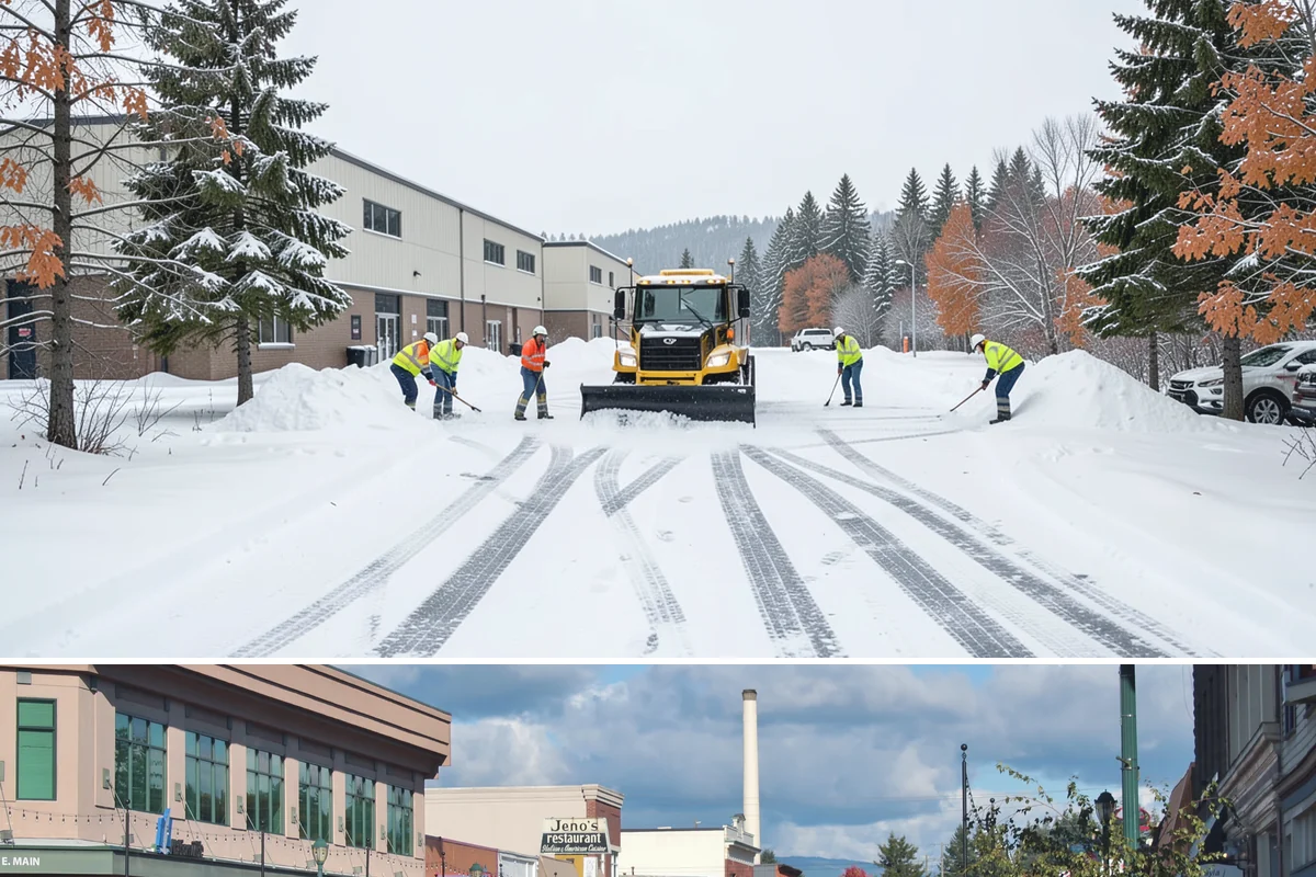 Black Ice Treatment in Monroe, Snohomish County, WA - Black ice treatment peaks during the calm, clear nights of December and January when Puget Sound's damp pavement refreezes before...