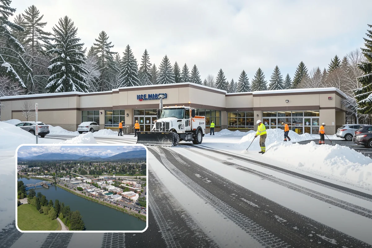 Black Ice Treatment in Mount Vernon, Skagit County, WA - Neutralizes the transparent glaze that causes surprise falls