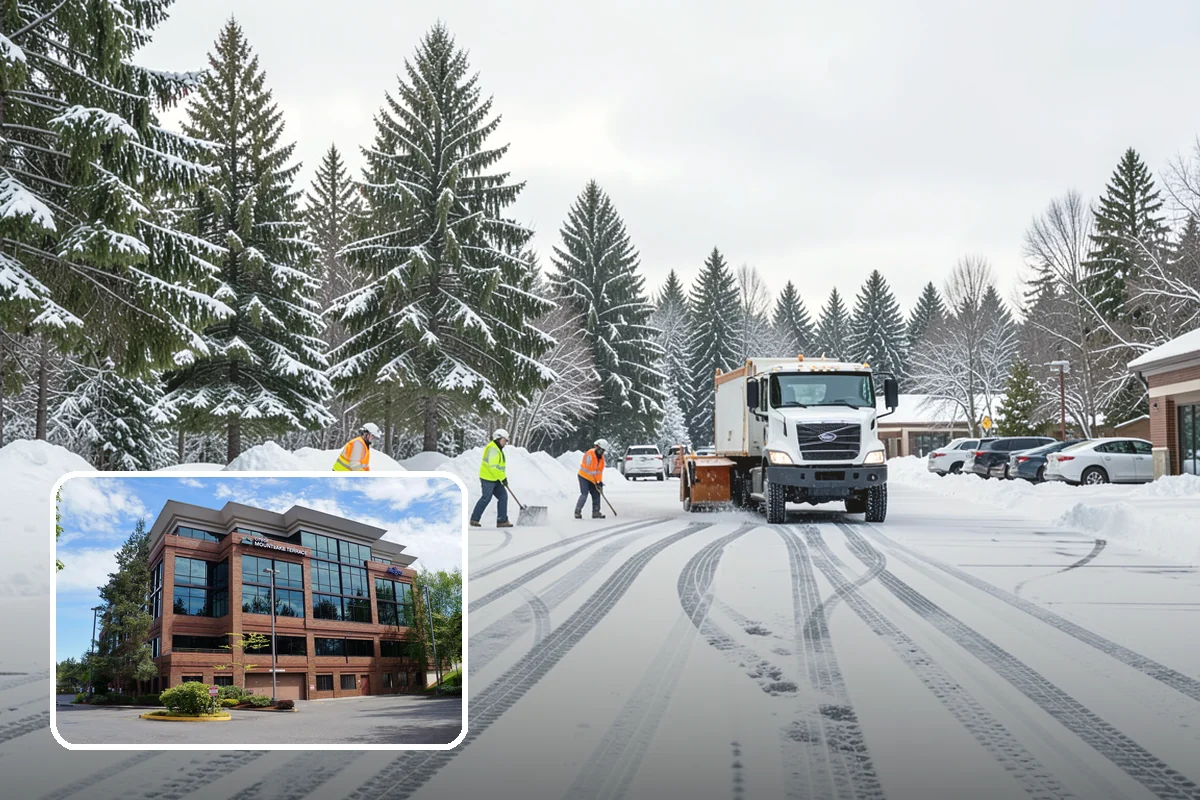 Black Ice Treatment in Mountlake Terrace, Snohomish County, WA - Neutralizes the transparent glaze that causes surprise falls