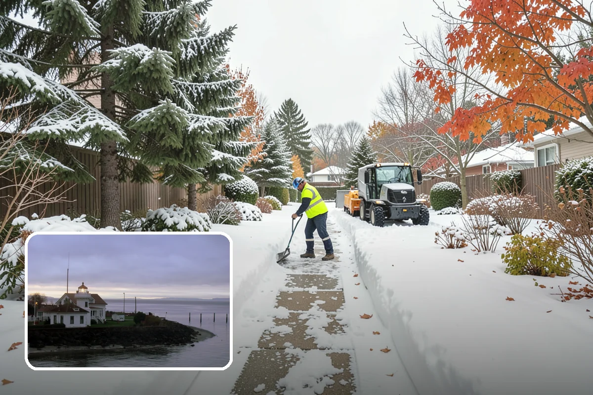 Black Ice Treatment in Mukilteo, Snohomish County, WA - Neutralizes the transparent glaze that causes surprise falls