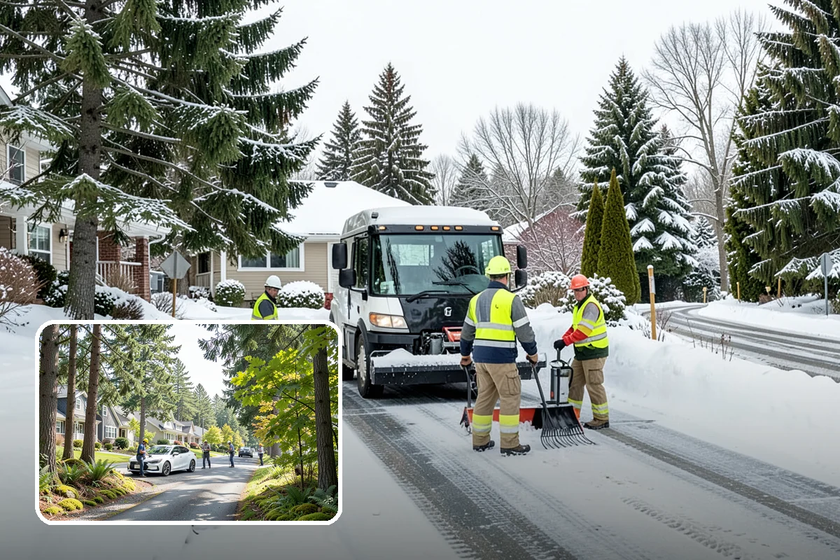 Black Ice Treatment in Normandy Park, King County, WA - Neutralizes the transparent glaze that causes surprise falls