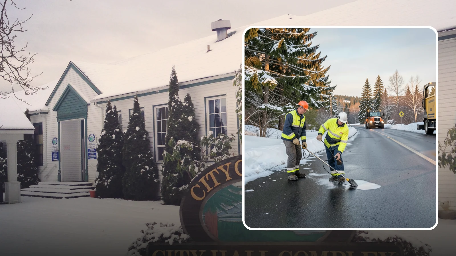 Black Ice Treatment in Pacific, King County, WA - Black ice treatment tackles the nearly invisible glaze that forms when Western Washington's wet pavement refreezes after dark.