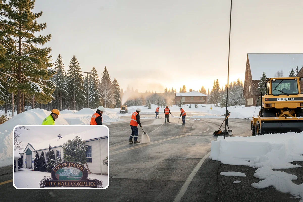 Black Ice Treatment in Pacific, King County, WA - Neutralizes the transparent glaze that causes surprise falls