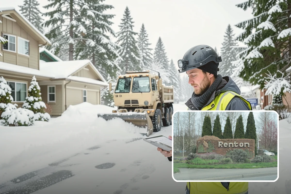 Black Ice Treatment in Renton, King County, WA - Neutralizes the transparent glaze that causes surprise falls