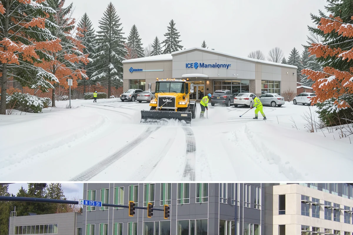 Black Ice Treatment in Shoreline, King County, WA - Black ice treatment peaks during the calm, clear nights of December and January when Puget Sound's damp pavement refreezes before...