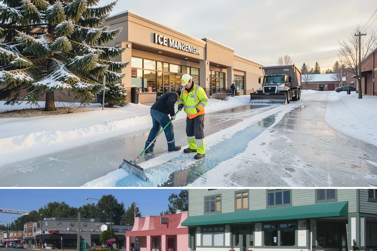 Black Ice Treatment in Snoqualmie, King County, WA - Black ice treatment peaks during the calm, clear nights of December and January when Puget Sound's damp pavement refreezes before...