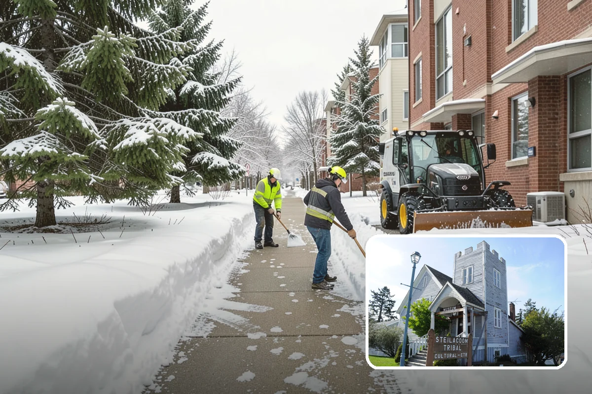Black Ice Treatment in Steilacoom, Pierce County, WA - Neutralizes the transparent glaze that causes surprise falls