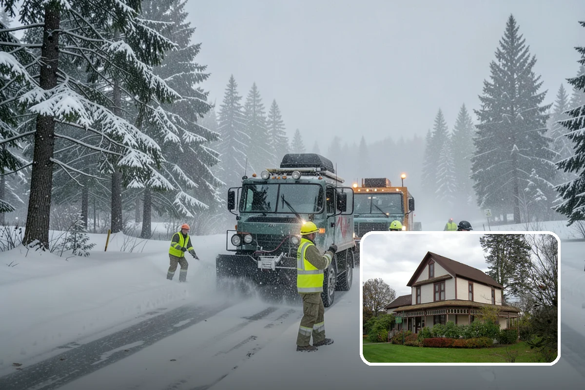 Black Ice Treatment in Sumner, Pierce County, WA - Neutralizes the transparent glaze that causes surprise falls