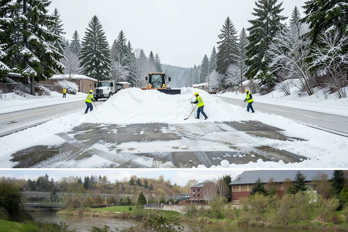 Black Ice Treatment in Tukwila, King County, WA - Black ice treatment peaks during the calm, clear nights of December and January when Puget Sound's damp pavement refreezes before...