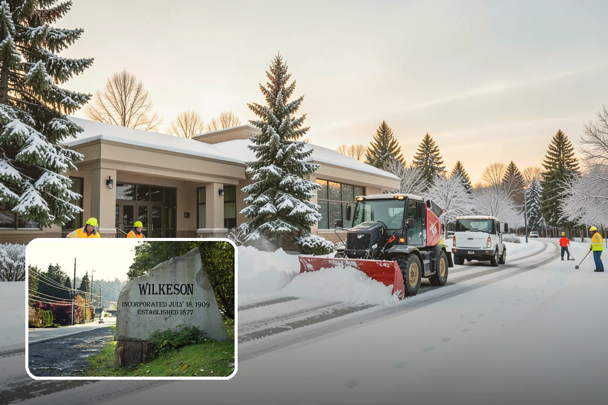 Black Ice Treatment in Wilkeson, Pierce County, WA - Neutralizes the transparent glaze that causes surprise falls