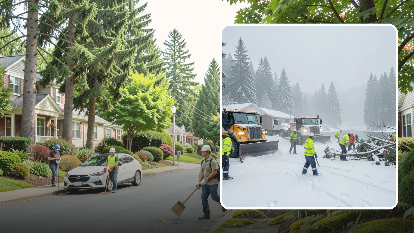 Blizzard Response in Beaux Arts Village, King County, WA - When a rare Western Washington blizzard shuts down Puget Sound lowlands, our crews mobilize immediately to keep your property...
