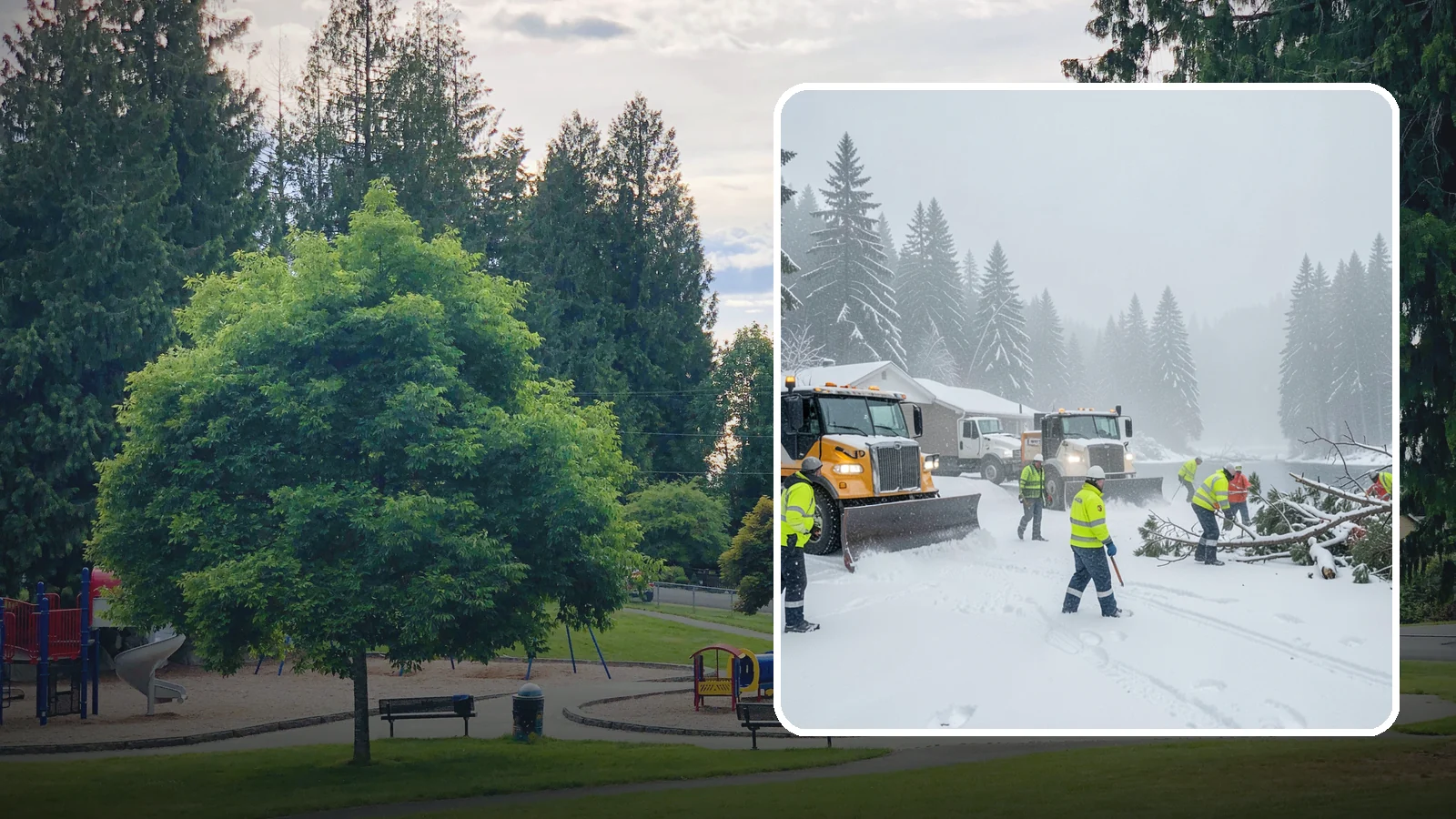 Blizzard Response in Bonney Lake, Pierce County, WA - When a rare Western Washington blizzard shuts down Puget Sound lowlands, our crews mobilize immediately to keep your property...