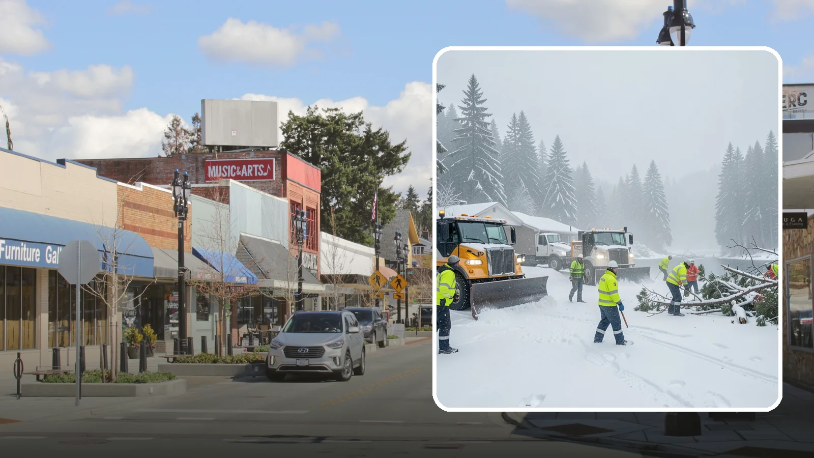 Blizzard Response in Bothell, King County, WA - When a rare Western Washington blizzard shuts down Puget Sound lowlands, our crews mobilize immediately to keep your property...