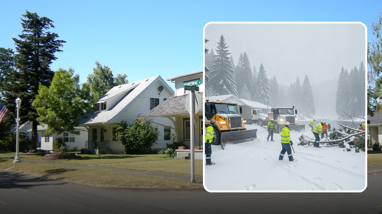 Blizzard Response in DuPont, Pierce County, WA - When a rare Western Washington blizzard shuts down Puget Sound lowlands, our crews mobilize immediately to keep your property...