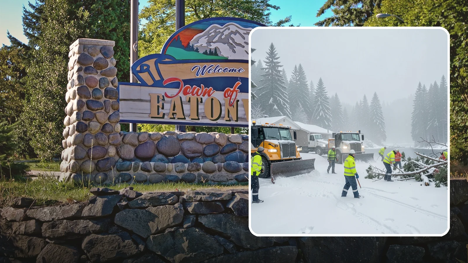 Blizzard Response in Eatonville, Pierce County, WA - When a rare Western Washington blizzard shuts down Puget Sound lowlands, our crews mobilize immediately to keep your property...