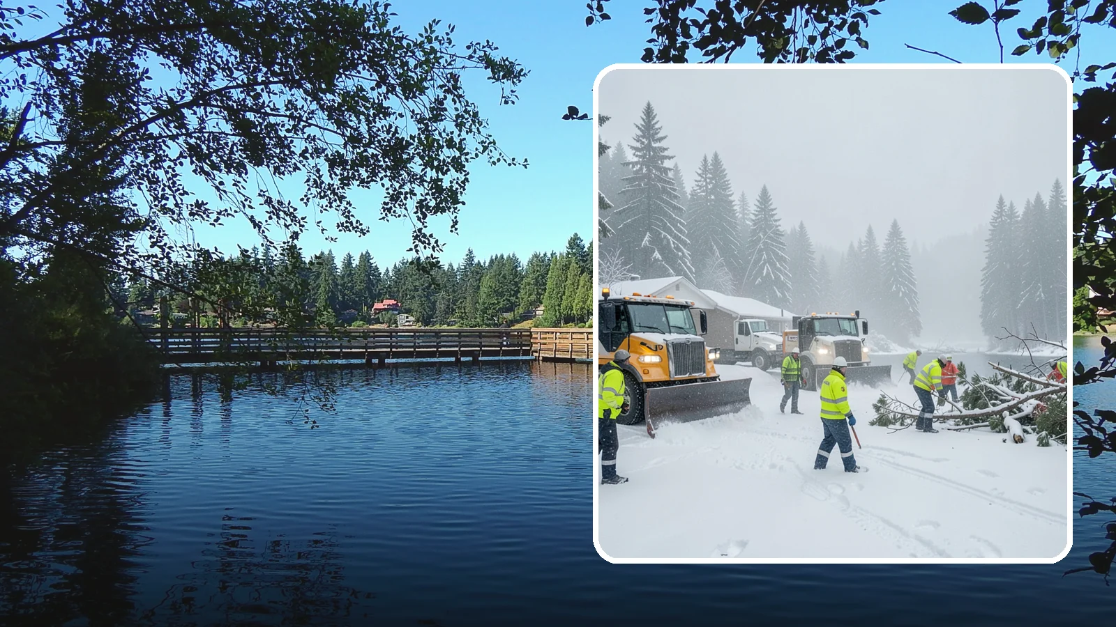 Blizzard Response in Federal Way, King County, WA - When a rare Western Washington blizzard shuts down Puget Sound lowlands, our crews mobilize immediately to keep your property...