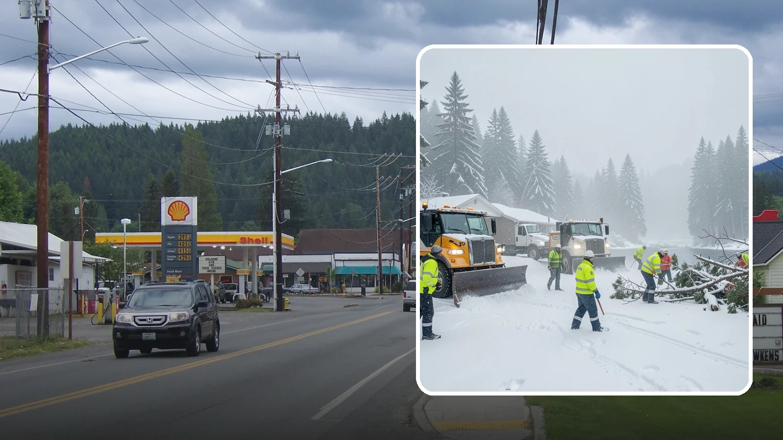Blizzard Response in Granite Falls, Snohomish County, WA - When a rare Western Washington blizzard shuts down Puget Sound lowlands, our crews mobilize immediately to keep your property...