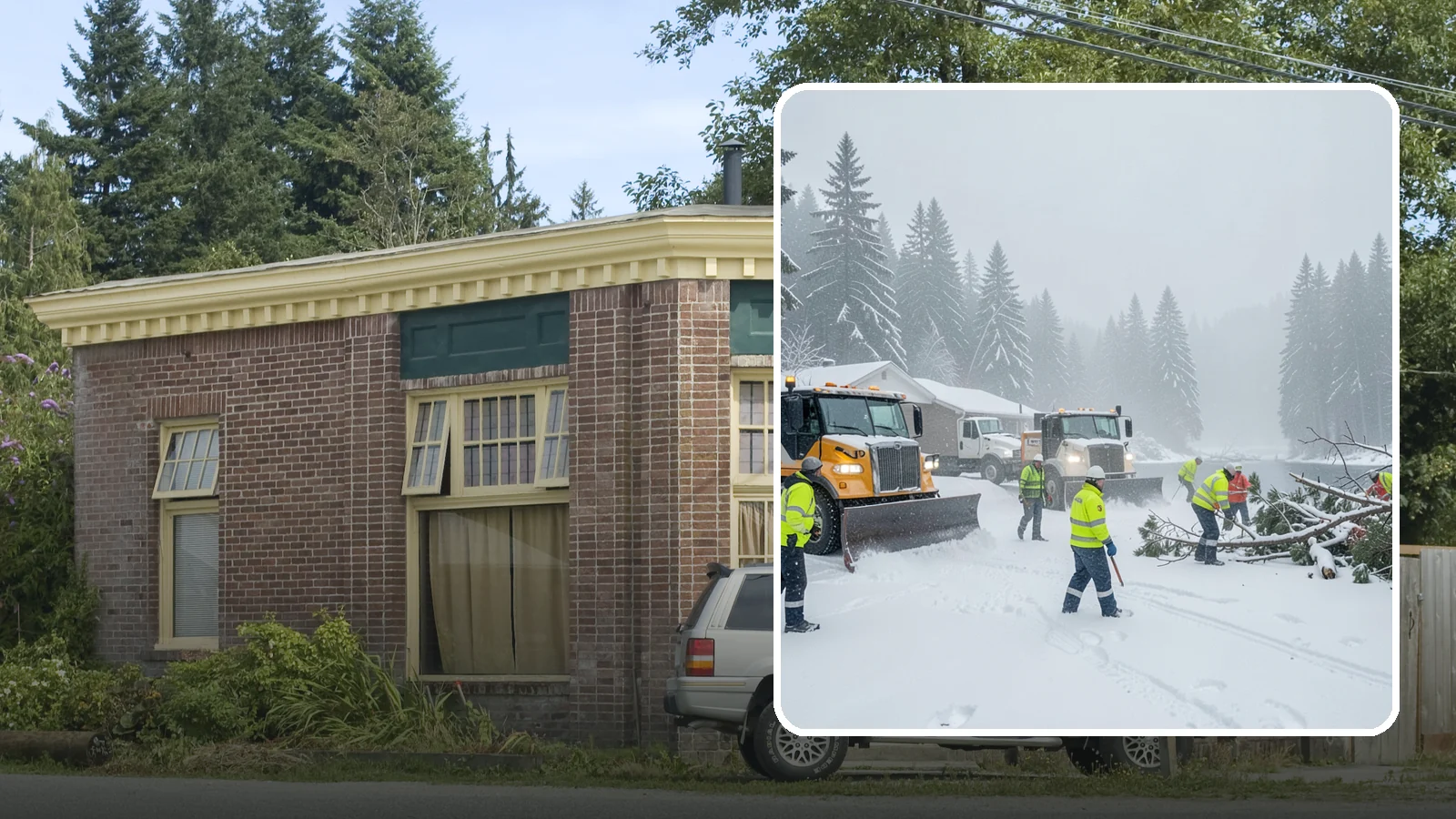 Blizzard Response in Hamilton, Skagit County, WA - When a rare Western Washington blizzard shuts down Puget Sound lowlands, our crews mobilize immediately to keep your property...