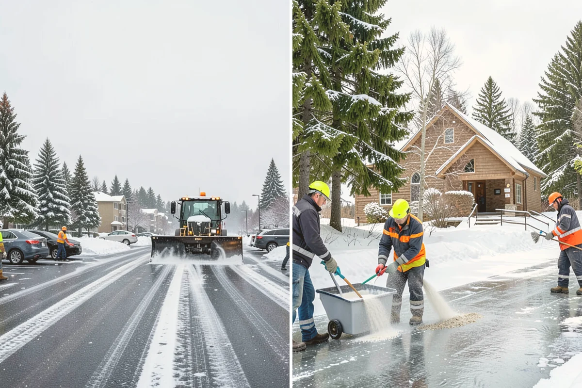 Blizzard Response in Langley, Island County, WA - Monitor NWS and mountain forecasts and stage equipment