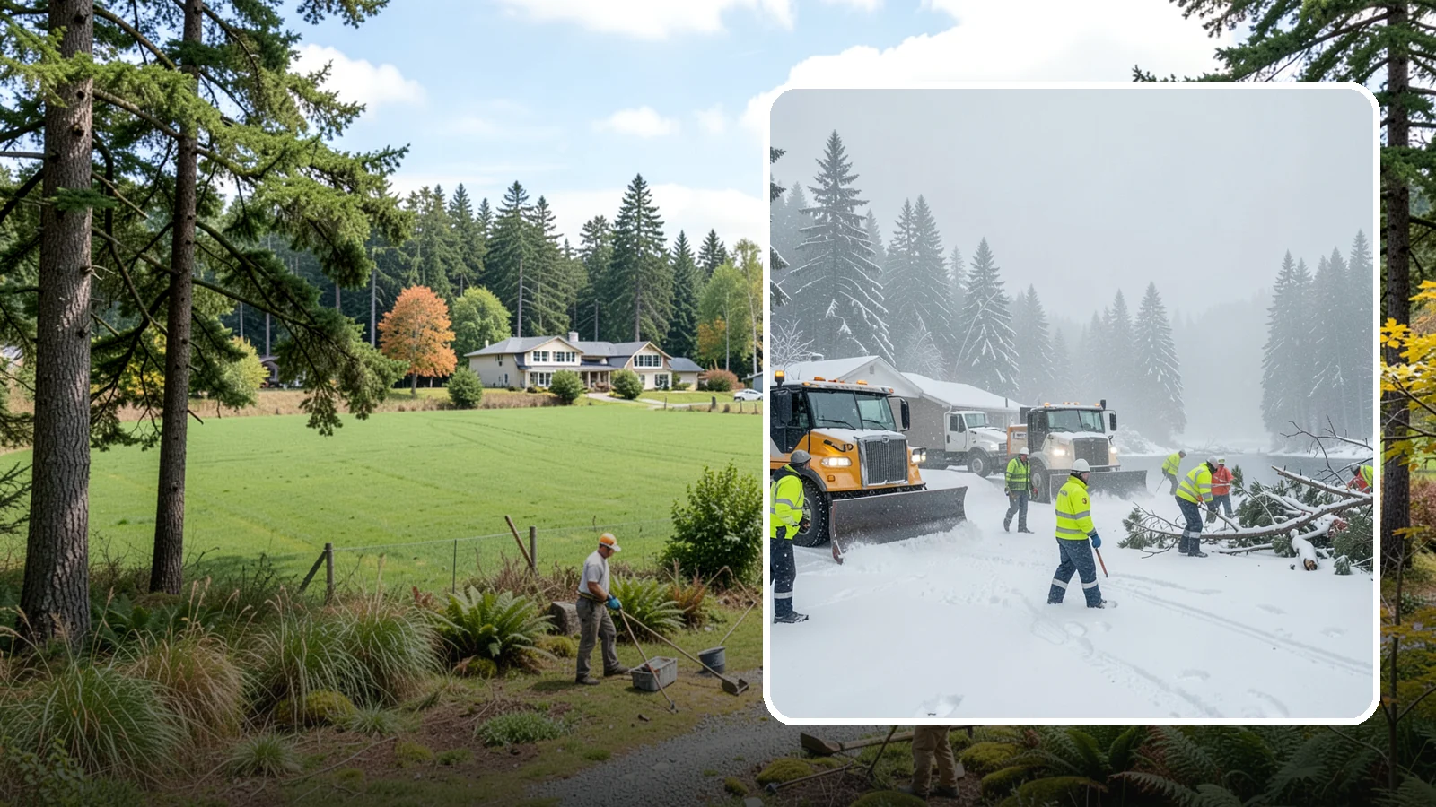 Blizzard Response in Lyman, Skagit County, WA - When a rare Western Washington blizzard shuts down Puget Sound lowlands, our crews mobilize immediately to keep your property...