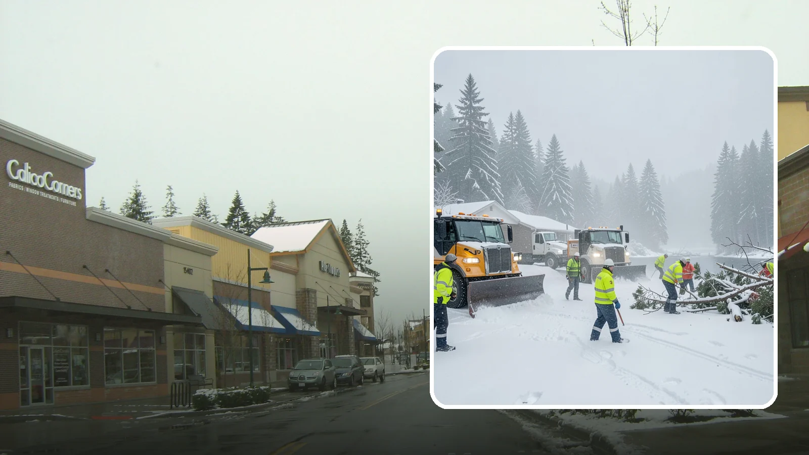 Blizzard Response in Mill Creek, Snohomish County, WA - When a rare Western Washington blizzard shuts down Puget Sound lowlands, our crews mobilize immediately to keep your property...