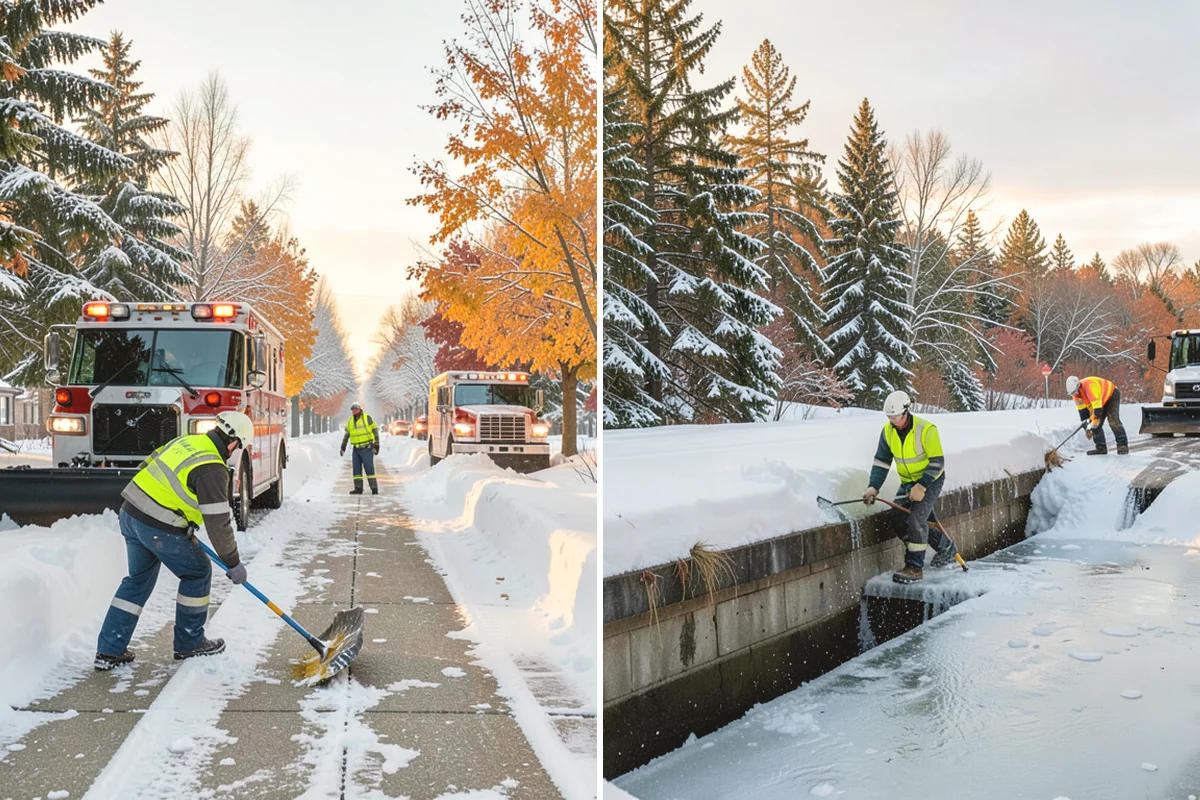 Blizzard Response in Monroe, Snohomish County, WA - Monitor NWS and mountain forecasts and stage equipment