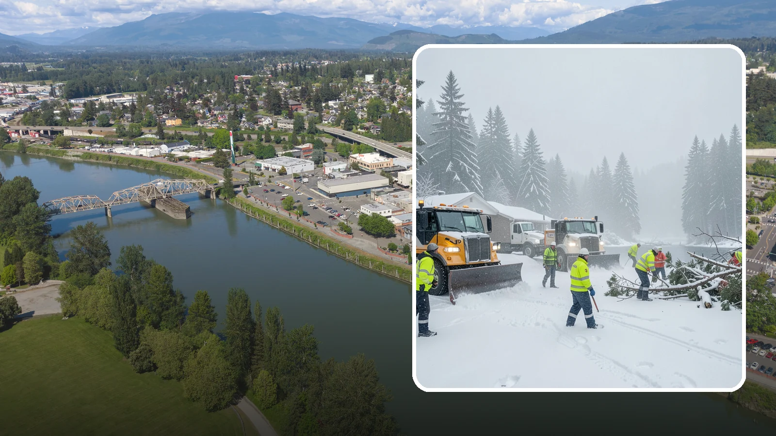 Blizzard Response in Mount Vernon, Skagit County, WA - When a rare Western Washington blizzard shuts down Puget Sound lowlands, our crews mobilize immediately to keep your property...