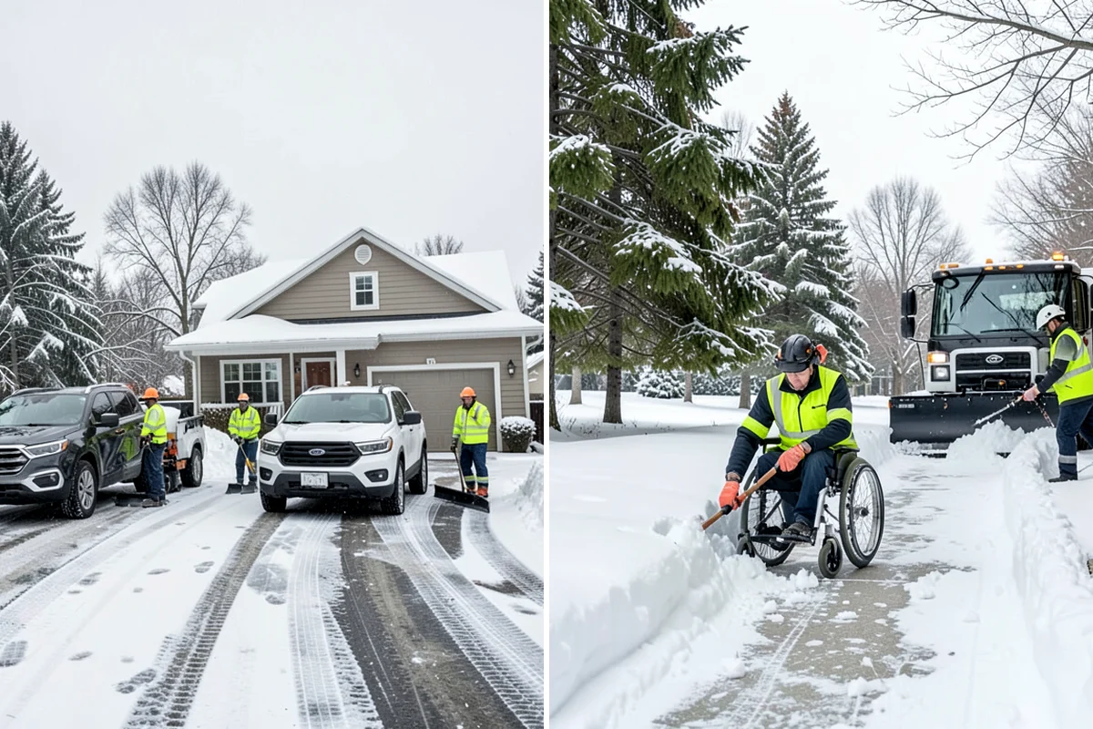 Blizzard Response in Normandy Park, King County, WA - Monitor NWS and mountain forecasts and stage equipment